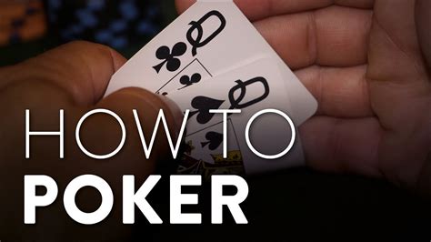 poker spielablauf